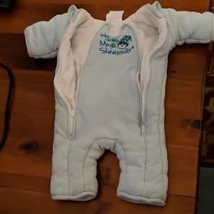 Merlin sleep sack, blue, size small